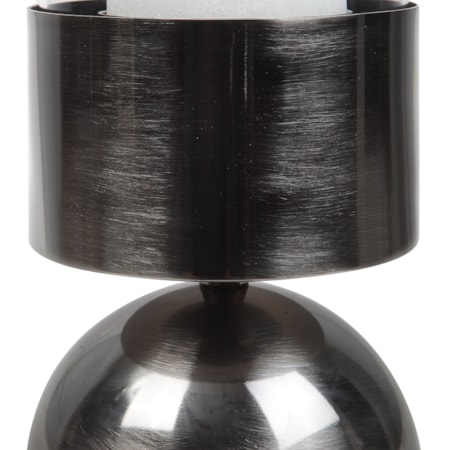 Tilston Gunmetal Candleholders Set/2