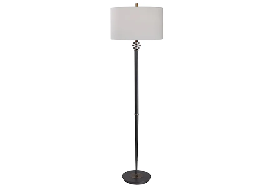 Floor Lamps Magen Modern Floor Lamp by Uttermost at Esprit Decor Home Furnishings