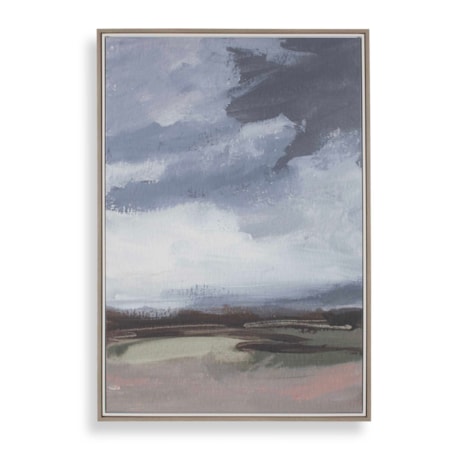 Bracing Framed Landscape Art
