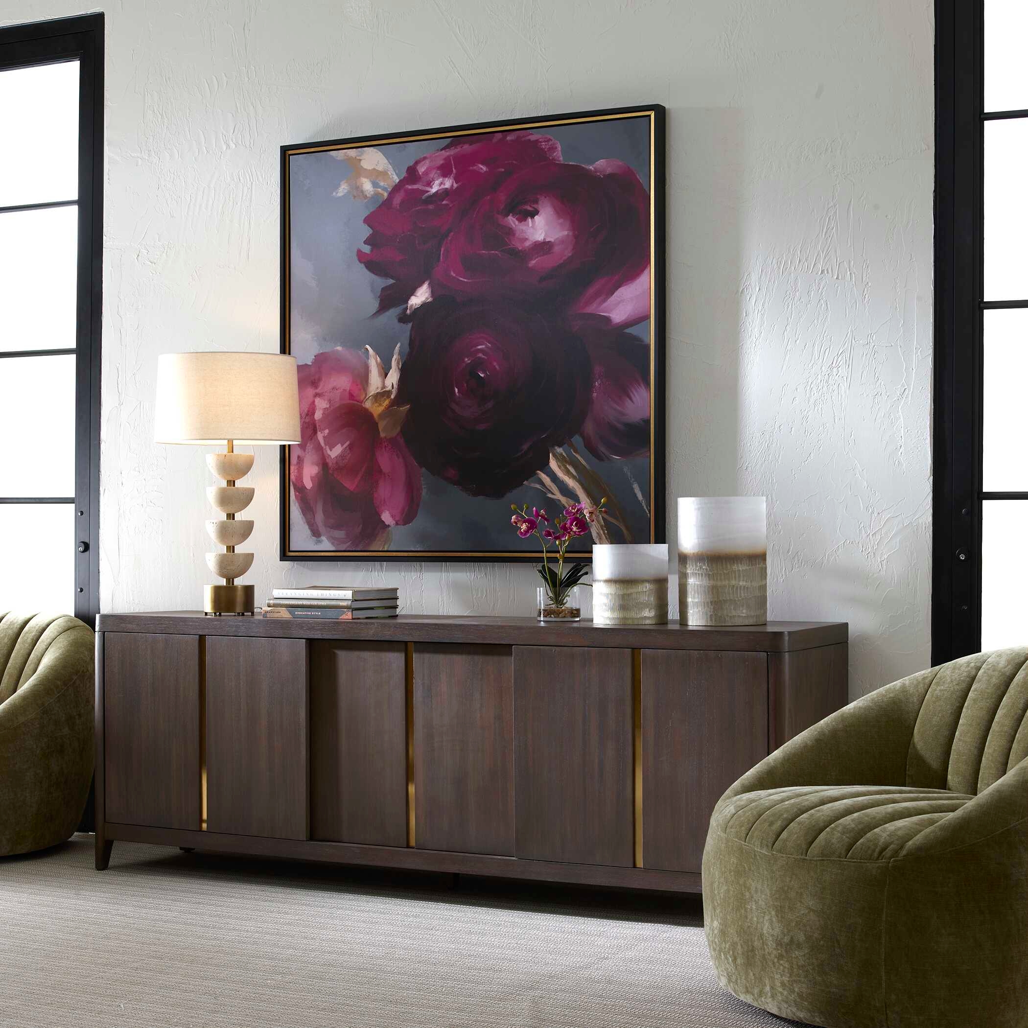 Botero Walnut Console Cabinet