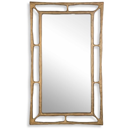 Felix Brass Rectangle Mirror