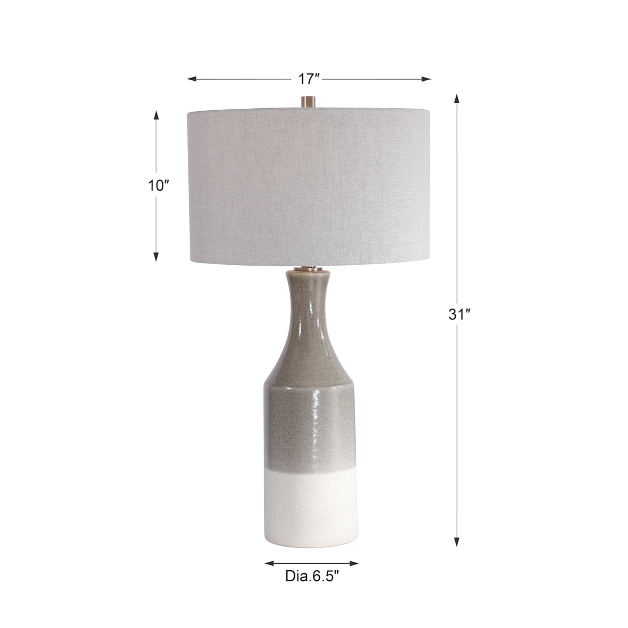 Uttermost Table Lamps Savin Ceramic Table Lamp