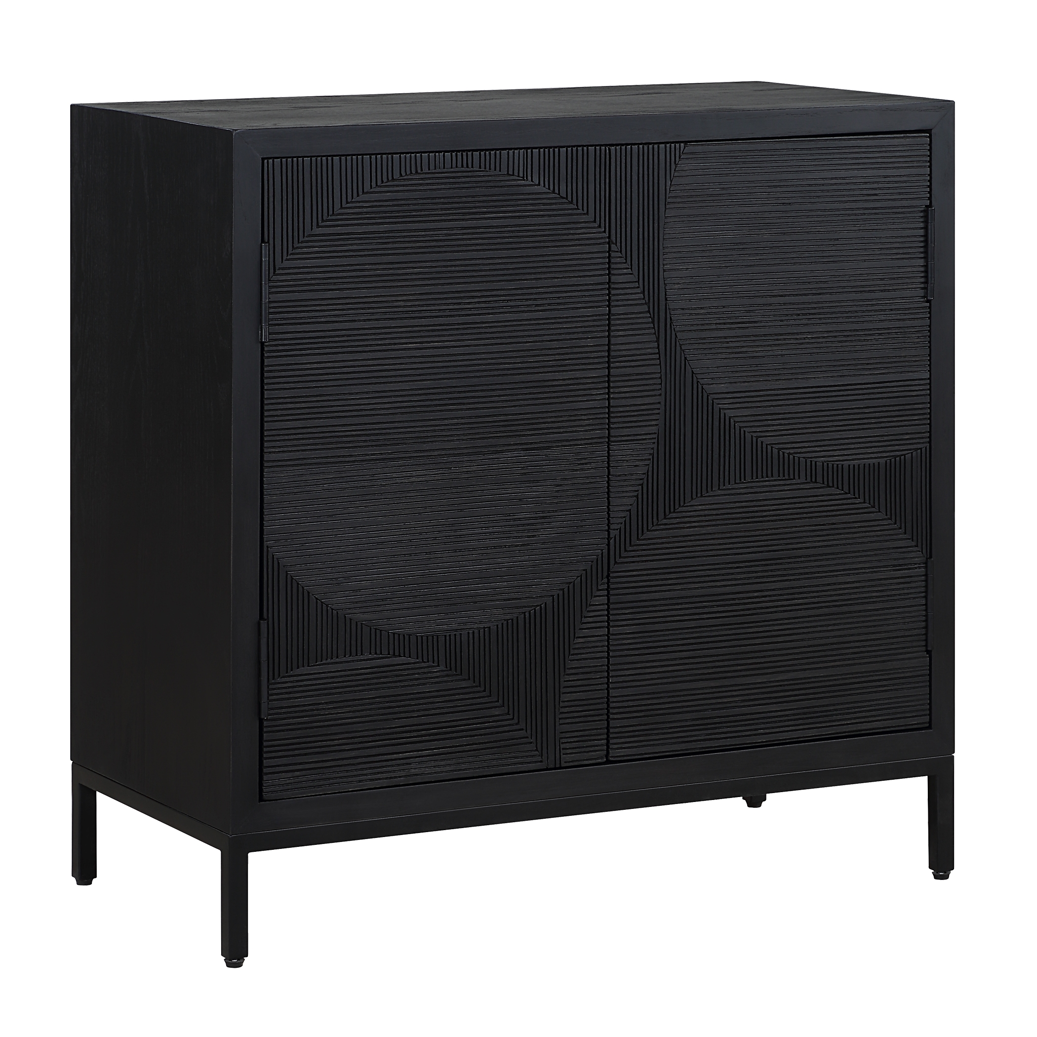 Beswick Black 2 Door Cabinet