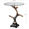 Uttermost Accent Furniture - Occasional Tables Stag Horn Accent Table