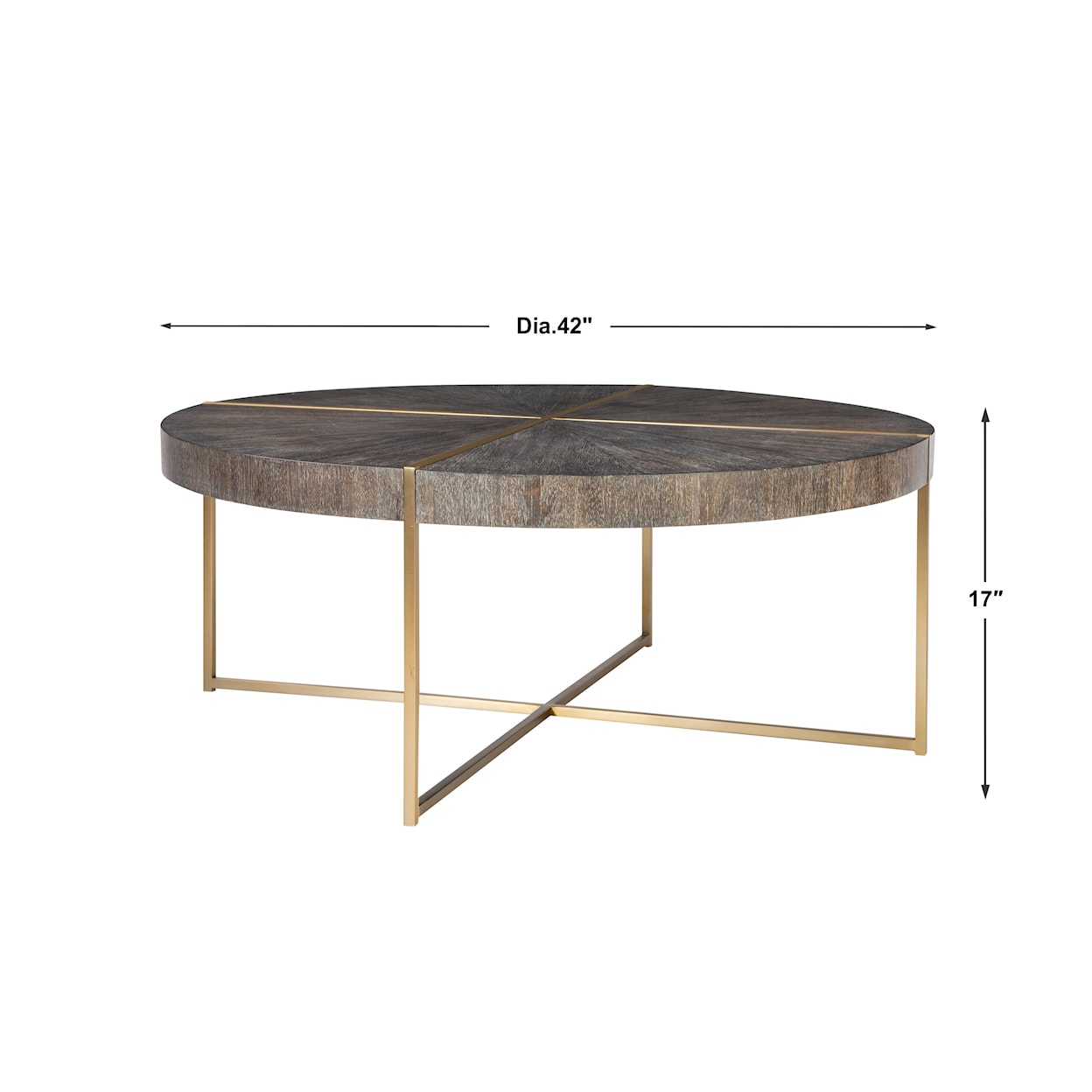 Uttermost Accent Furniture - Occasional Tables Taja Round Coffee Table