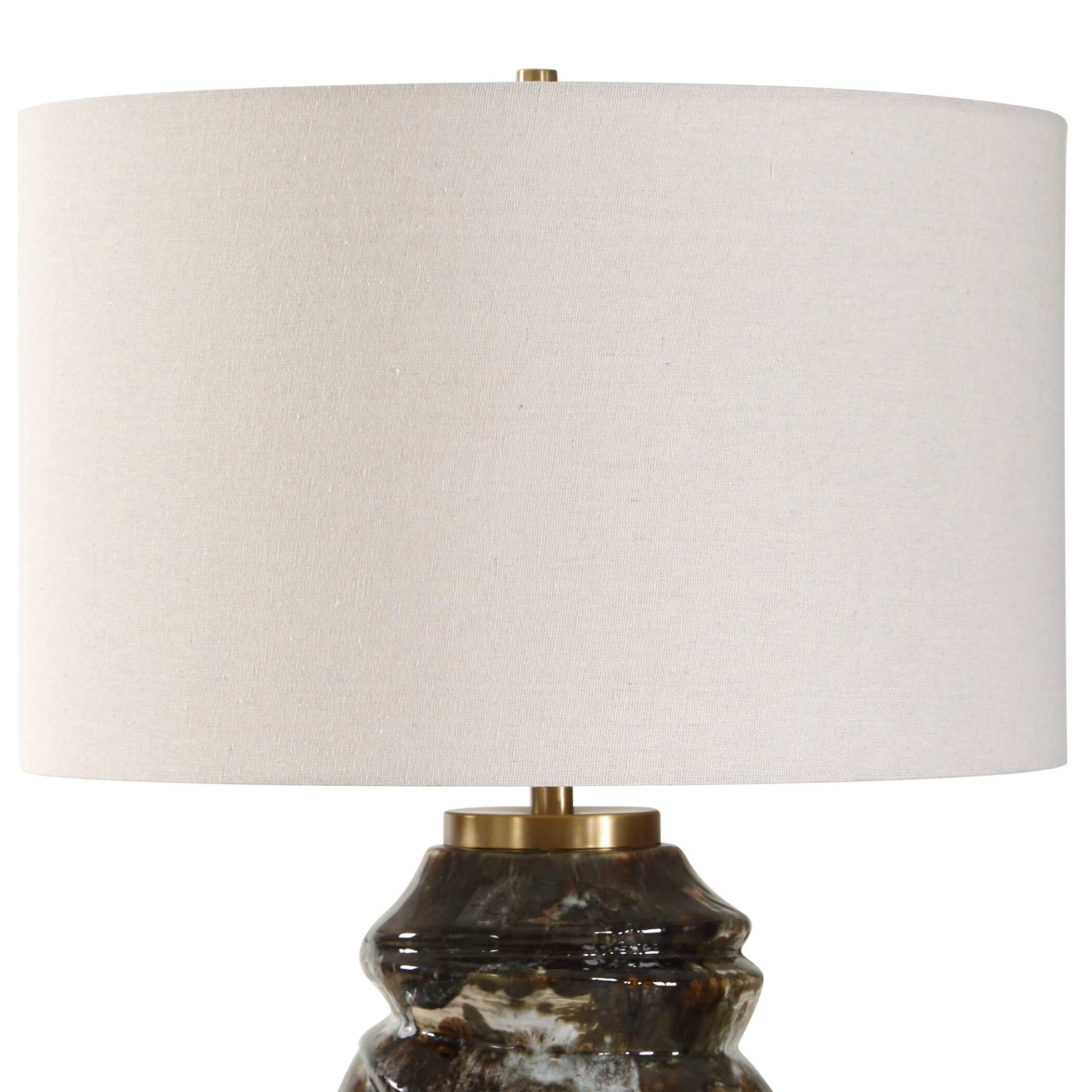Uttermost Cuoco Cuoco Mottled Brown Table Lamp