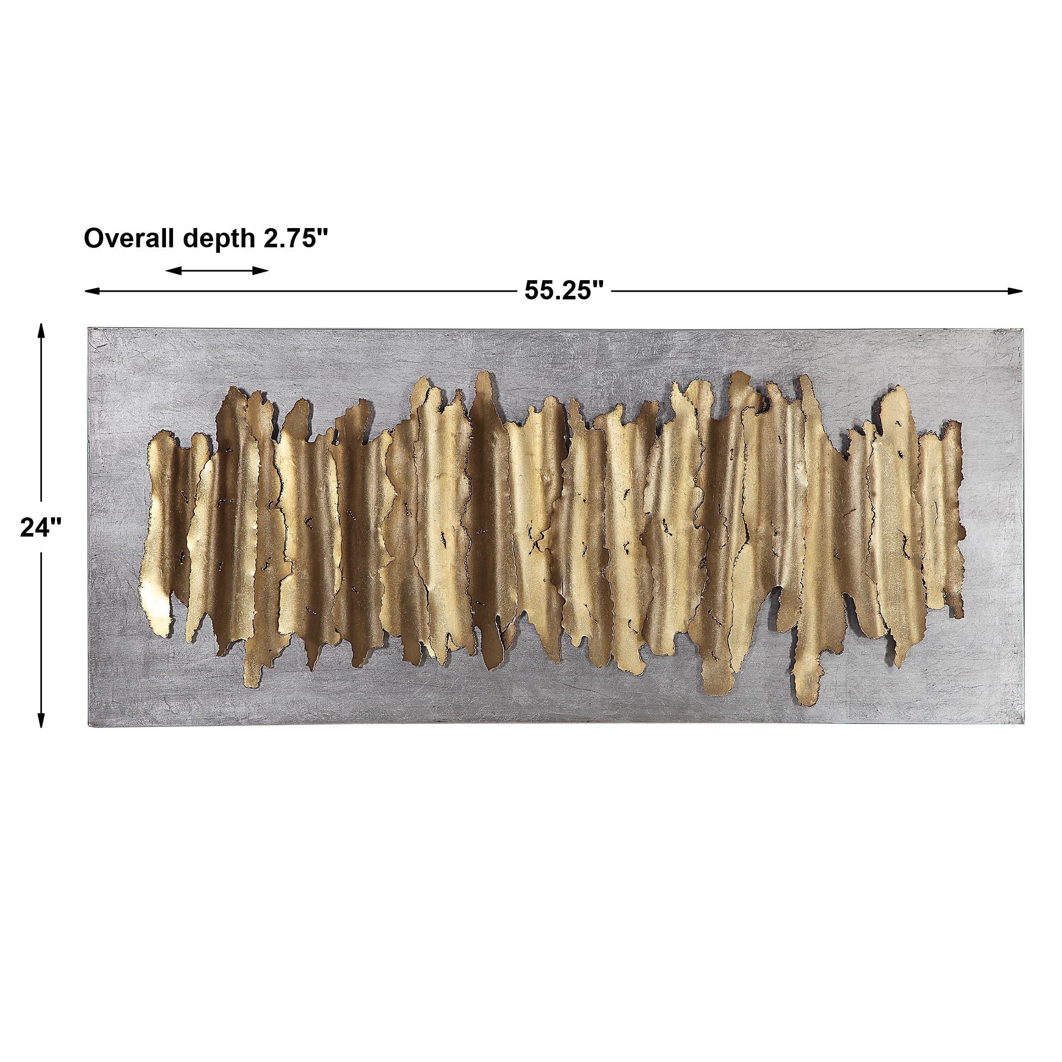 Uttermost Alternative Wall Decor Lev Gold Metal Wall Decor