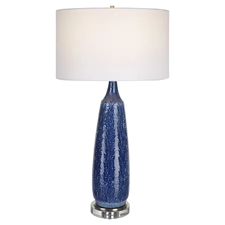 Newport Cobalt Blue Table Lamp