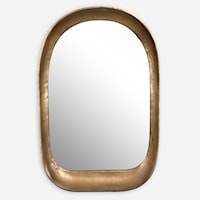 Bradano Brass Arch Mirror