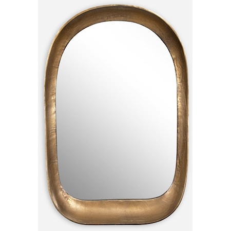 Bradano Brass Arch Mirror