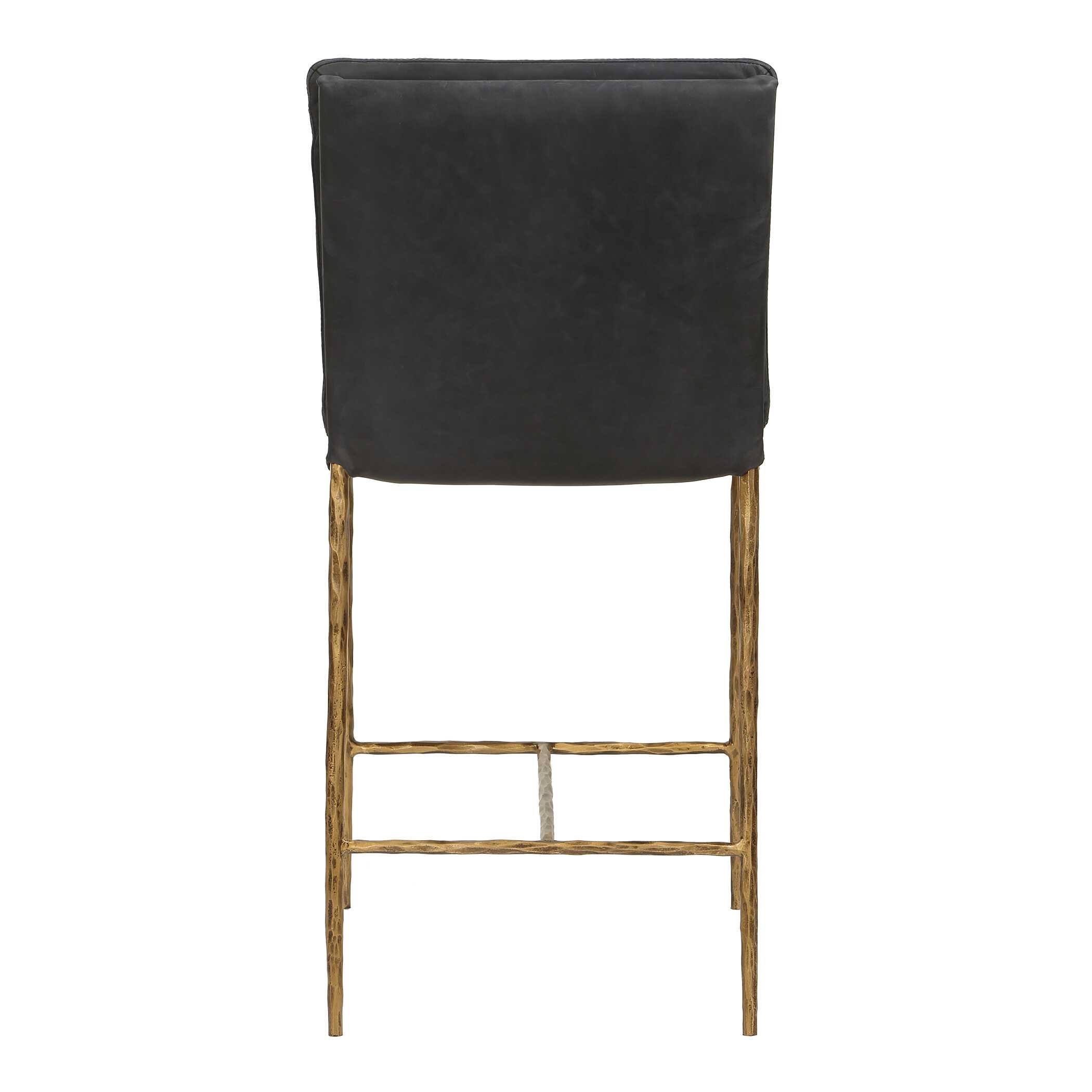 Uttermost Ascend Ascend Charcoal Counter Stool