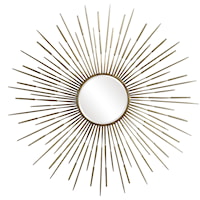 Golden Rays Starburst Mirror