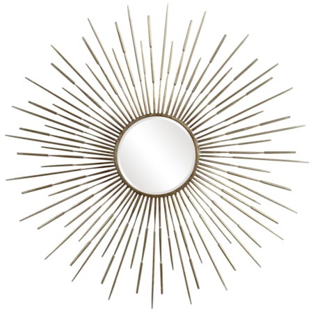 Golden Rays Starburst Mirror
