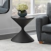 Uttermost Time's Up Hourglass Shaped Side Table