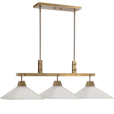 Brookdale Industrial 3 Light Chandelier