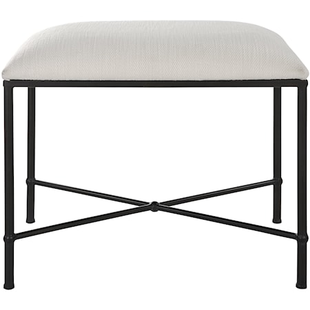 Avenham Small Black Framed Bench