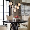 Uttermost Lighting Fixtures - Chandeliers Maxin Dark Bronze 9 Light Chandelier