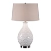 Uttermost Table Lamps Camellia Glossed White Table Lamp