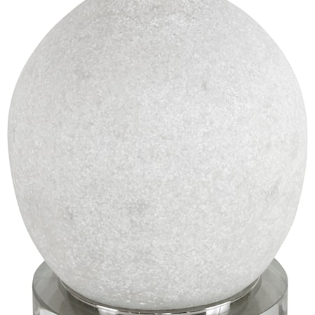 Kently White Marble Table Lamp