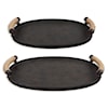 Uttermost Viggo Oxidized Bronze Trays- Set of 2