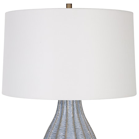 Blue Glaze Table Lamp