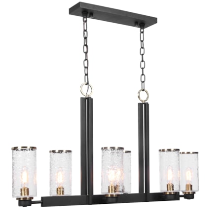 Jarsdel 6 Light Industrial Island Light