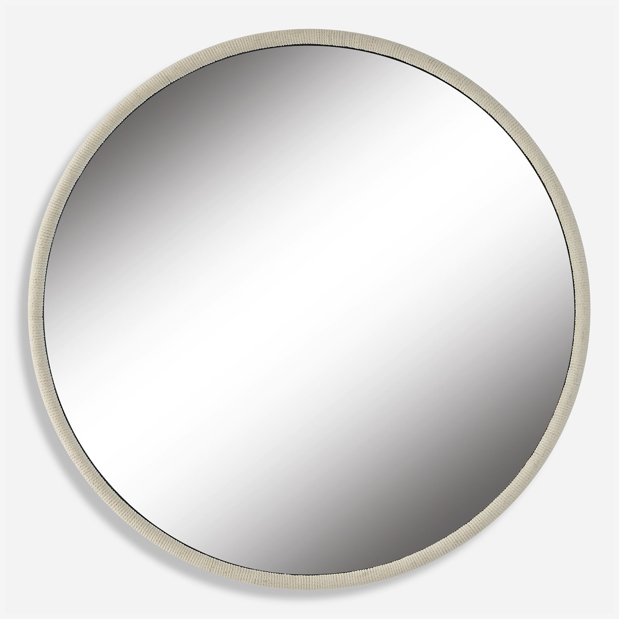 Uttermost Ranchero Ranchero White Round Mirror