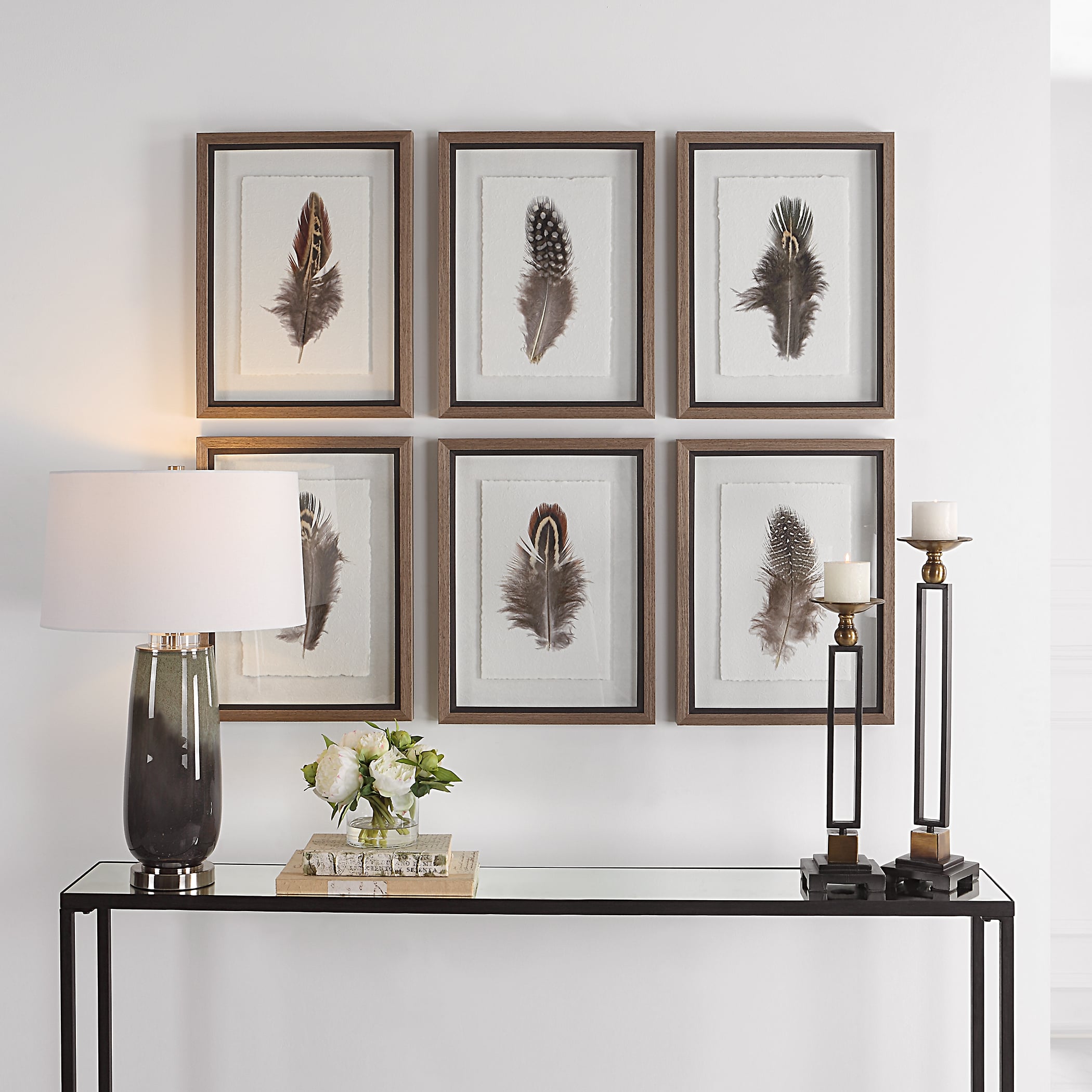 Uttermost Birds Of A Feather Birds Of A Feather Framed Prints S/6