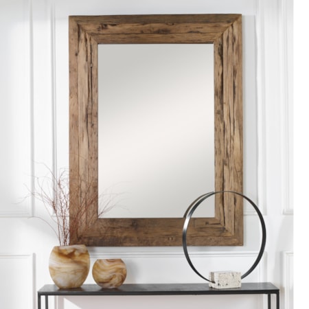 Rennick Rustic Wood Mirror