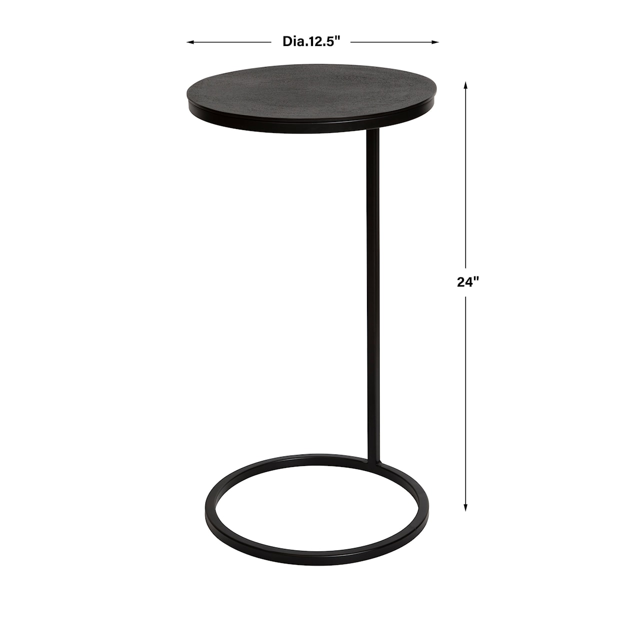 Uttermost Accent Furniture - Occasional Tables Brunei Round Accent Table
