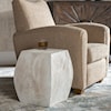 Uttermost Grove Grove Ivory Wooden Accent Stool