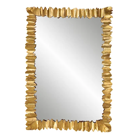 Lev Antique Gold Mirror