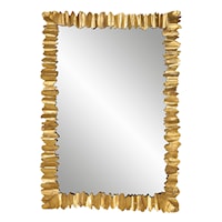Lev Antique Gold Mirror