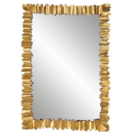 Lev Antique Gold Mirror