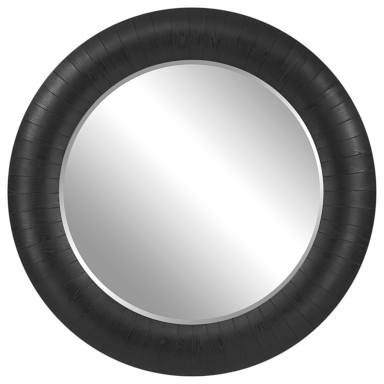 Uttermost Stockade Stockade Dark Round Mirror