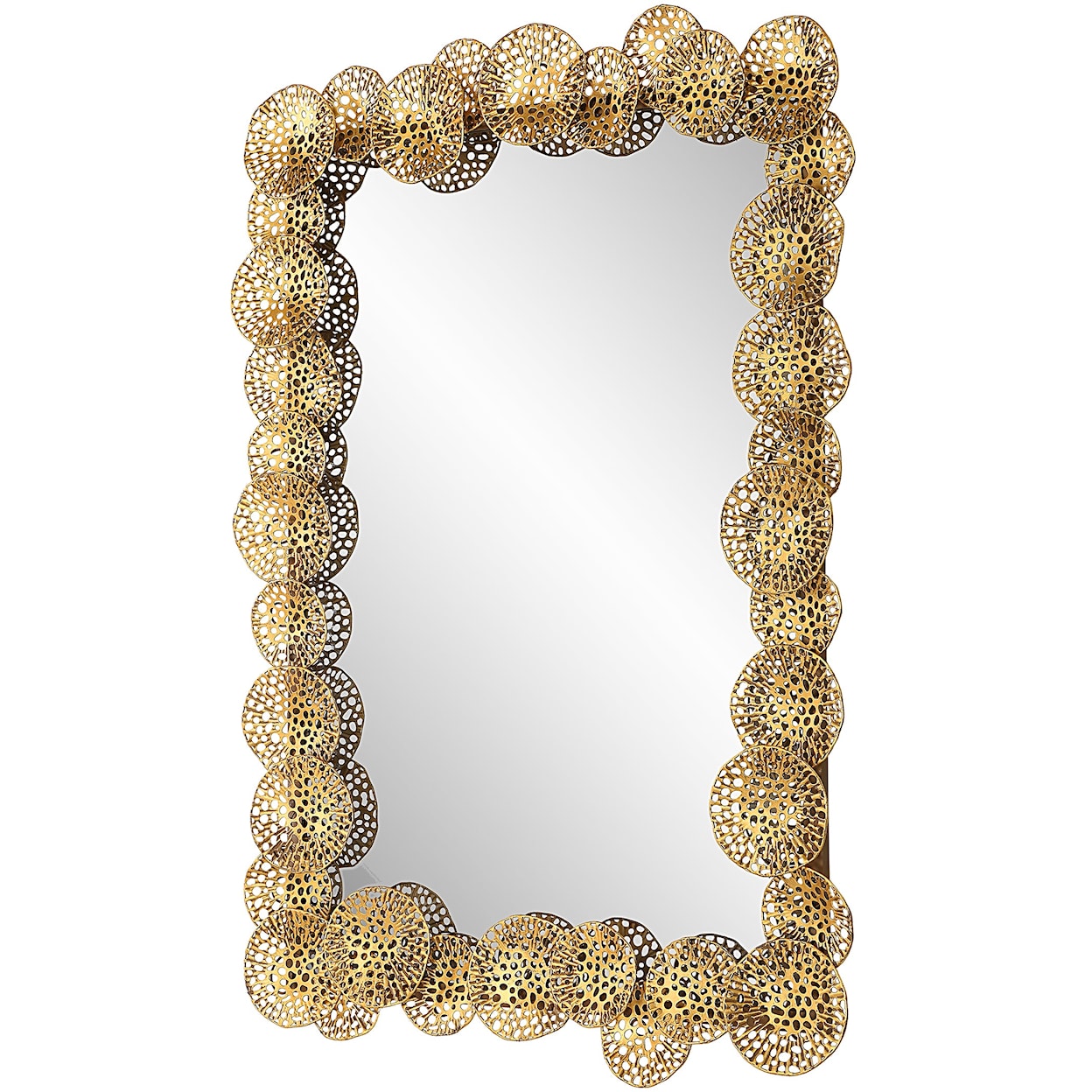 Uttermost Ripley Ripley Gold Lotus Mirror