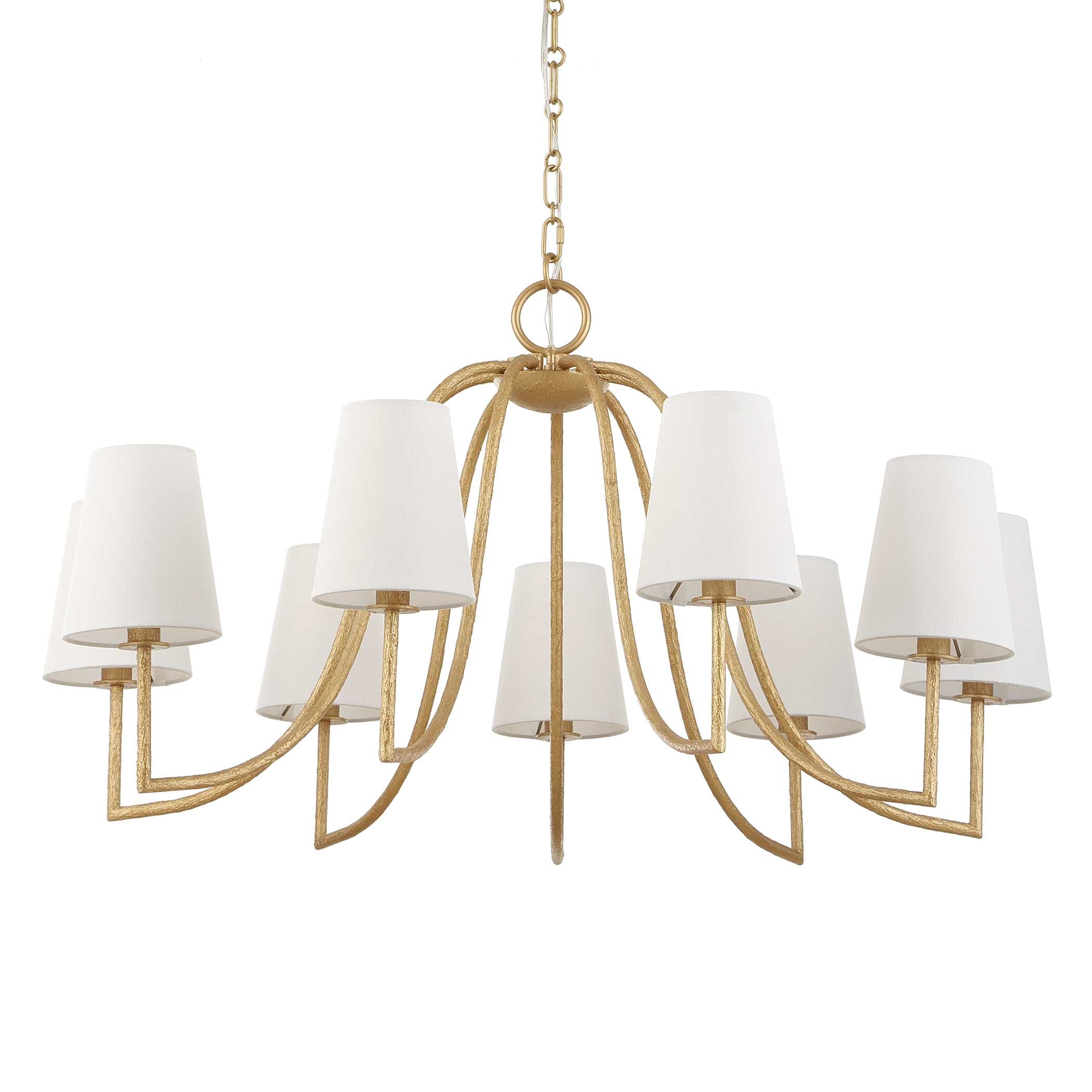 Uttermost Seville Seville 9 Light Gold Chandelier