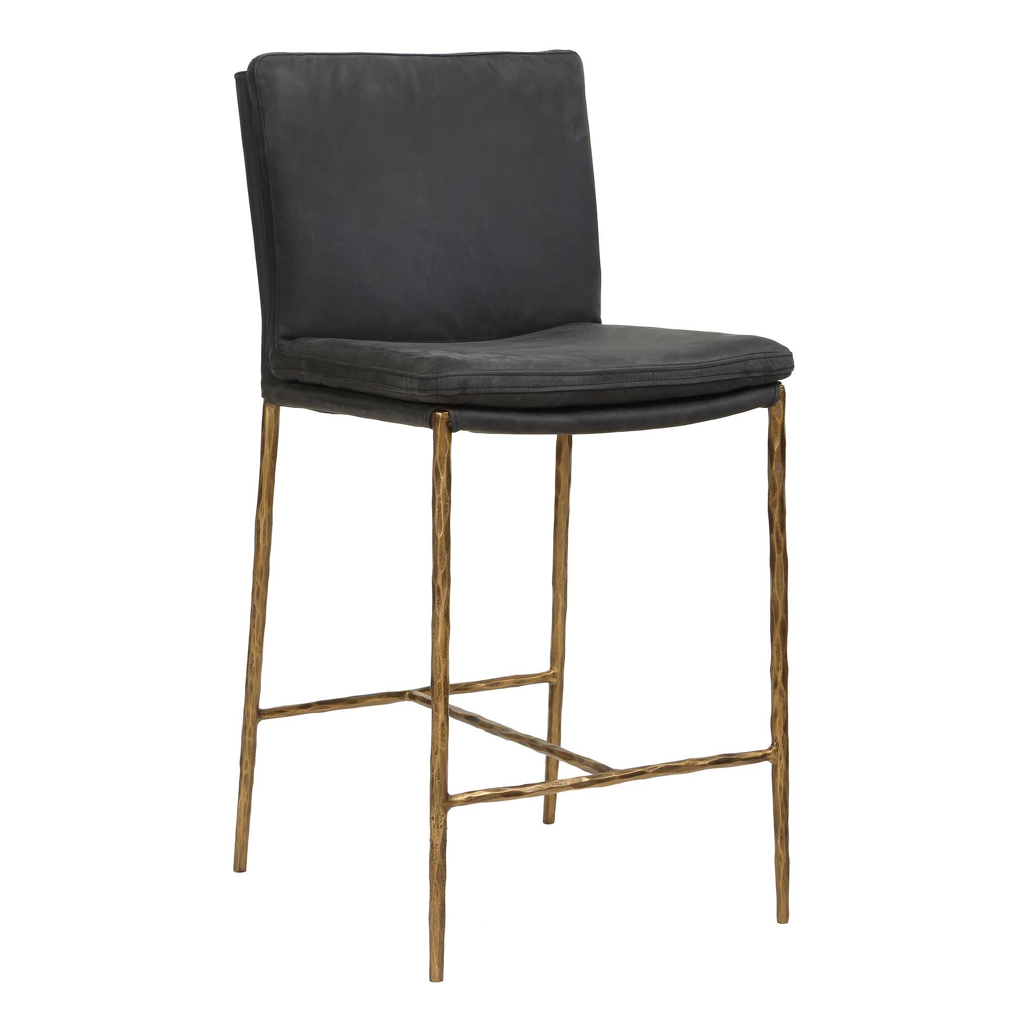 Uttermost Ascend Ascend Charcoal Counter Stool