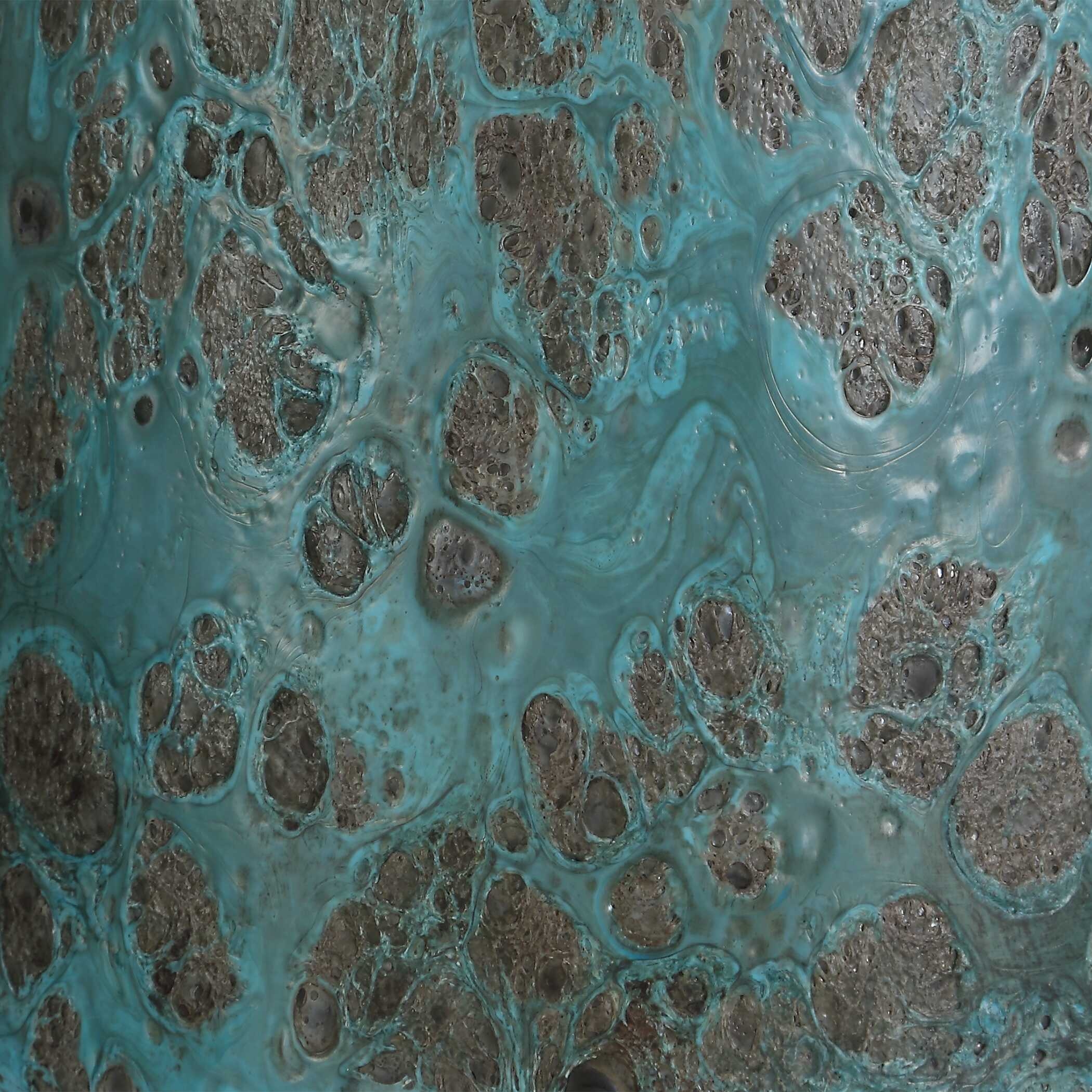 Uttermost Dauphine Dauphine Cracked Teal Table Lamp