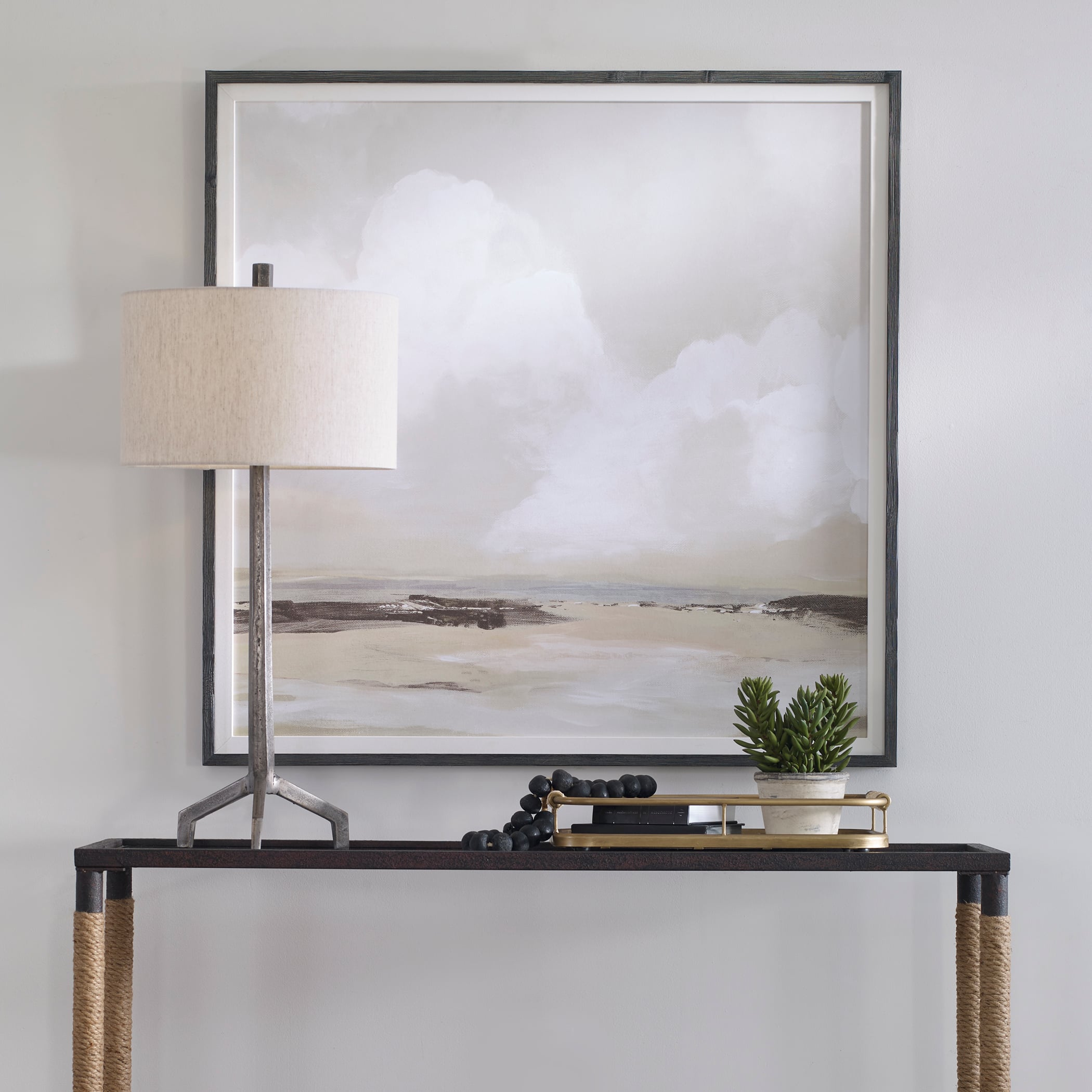 Uttermost Soft Clouds Soft Clouds Framed Print