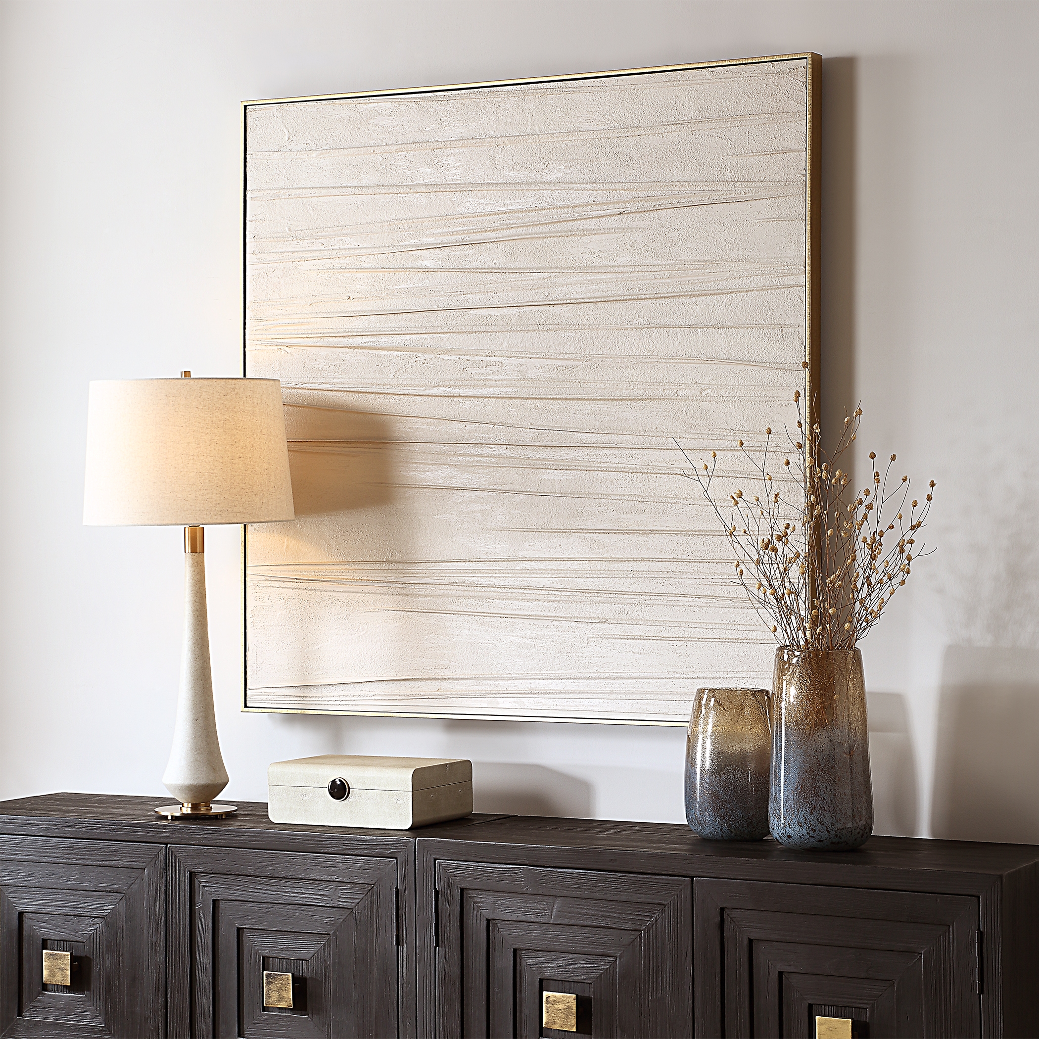 Walking The Line Minimalist Canvas Art