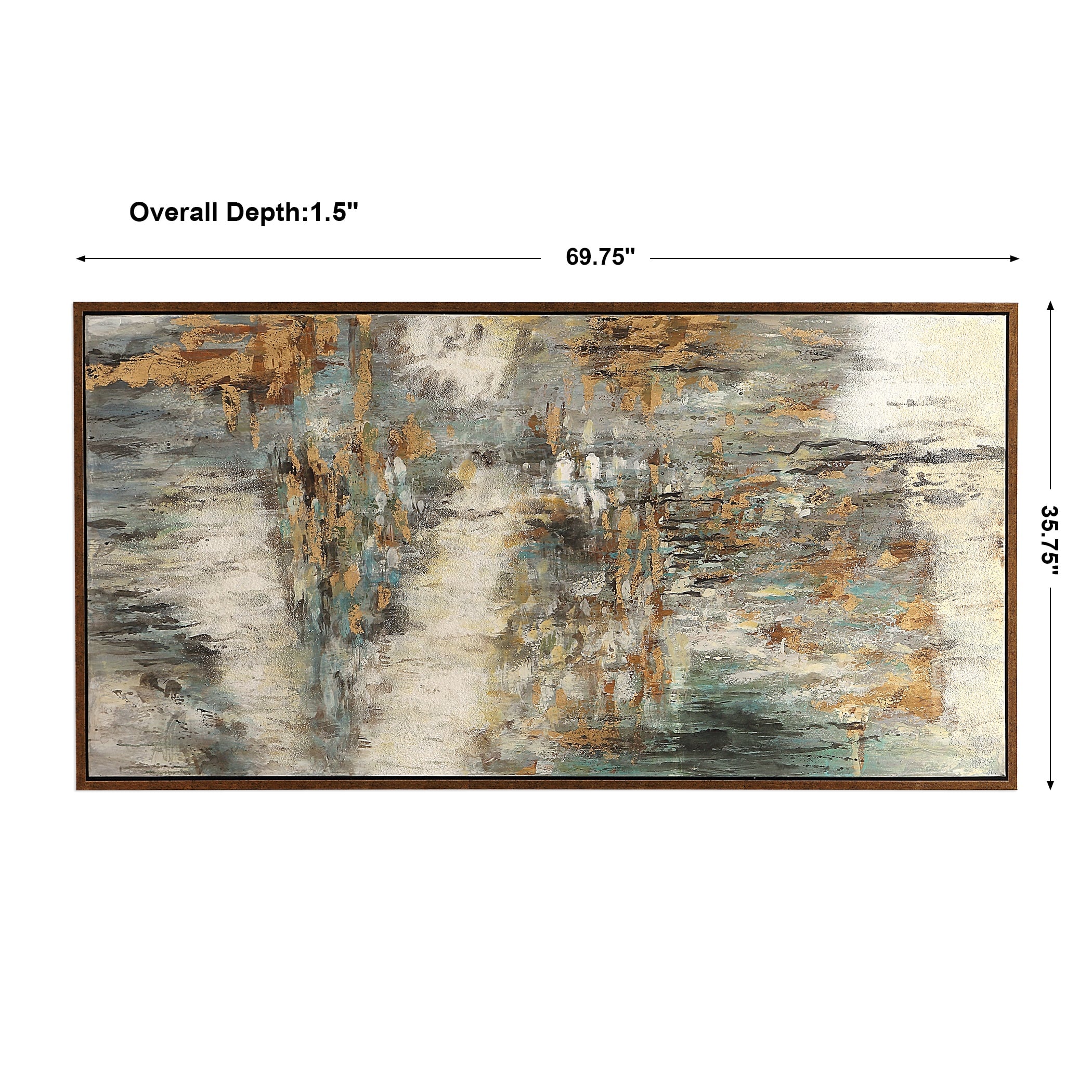 Uttermost Art Behind The Falls Abstract Art