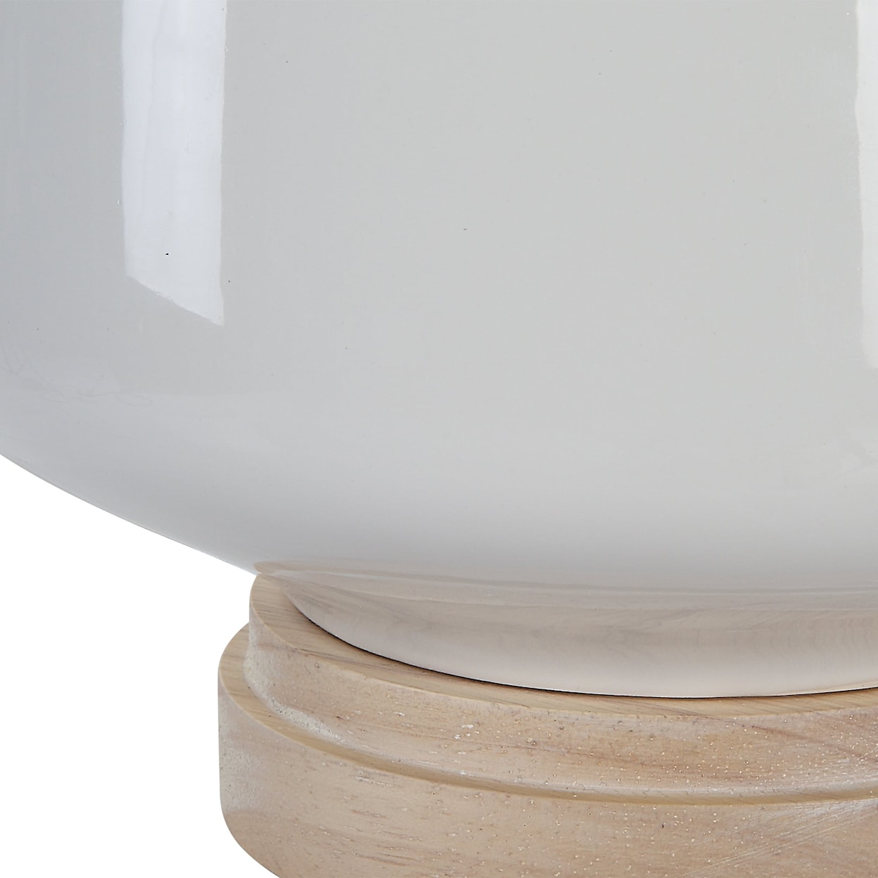 Uttermost Opal Opal Gloss White Table Lamp