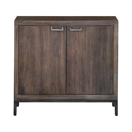 Nadie Light Walnut Console Cabinet