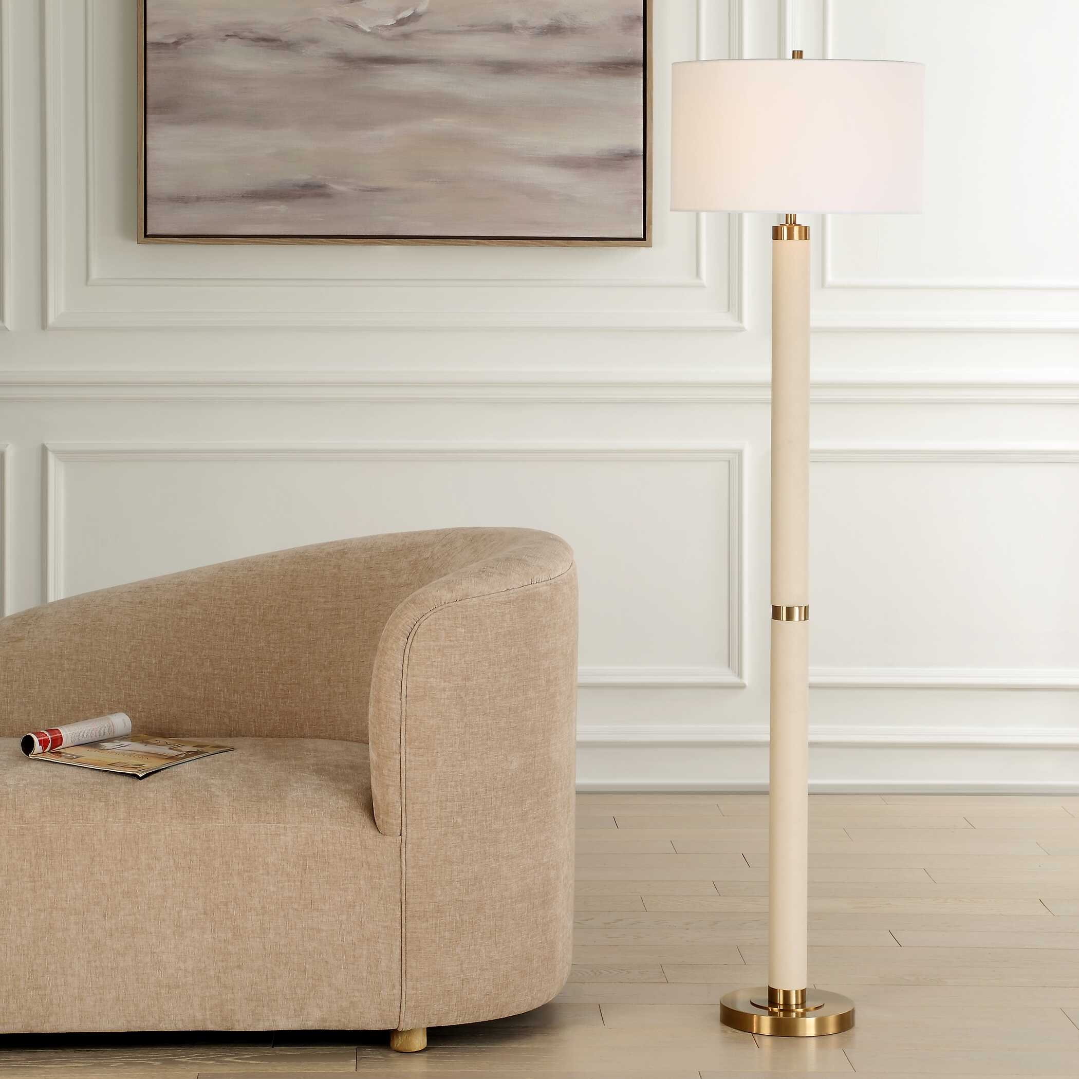 Uttermost Wessex Wessex White Floor Lamp