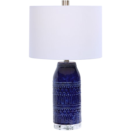Reverie Blue Table Lamp