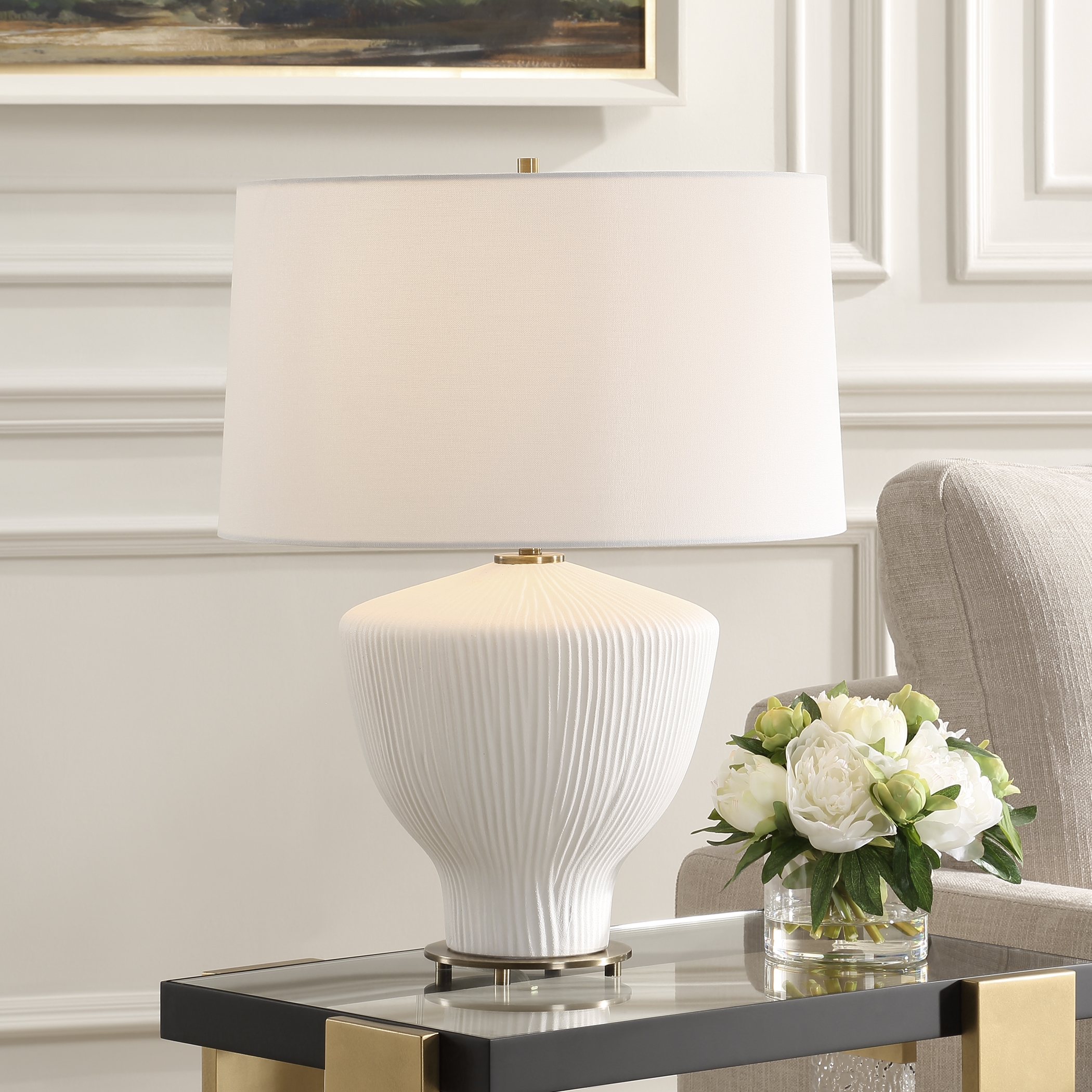 Uttermost Maisie Maisie White Table Lamp