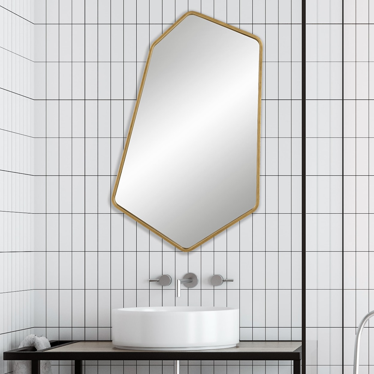 Uttermost Linneah Linneah Large Gold Mirror