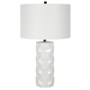 Uttermost Honeycomb Honeycomb White Table Lamp