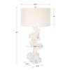 Uttermost Remnant Remnant White Marble Table Lamp